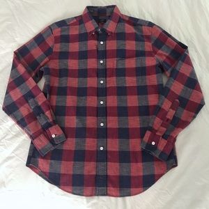J.crew Homespun Long Sleeve Plaid Shirt Medium